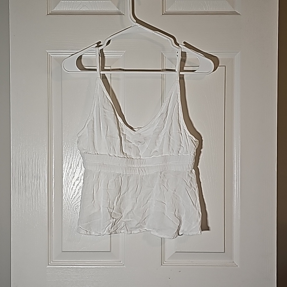O’Neil White Spaghetti Strap Loose Tank Top Size M